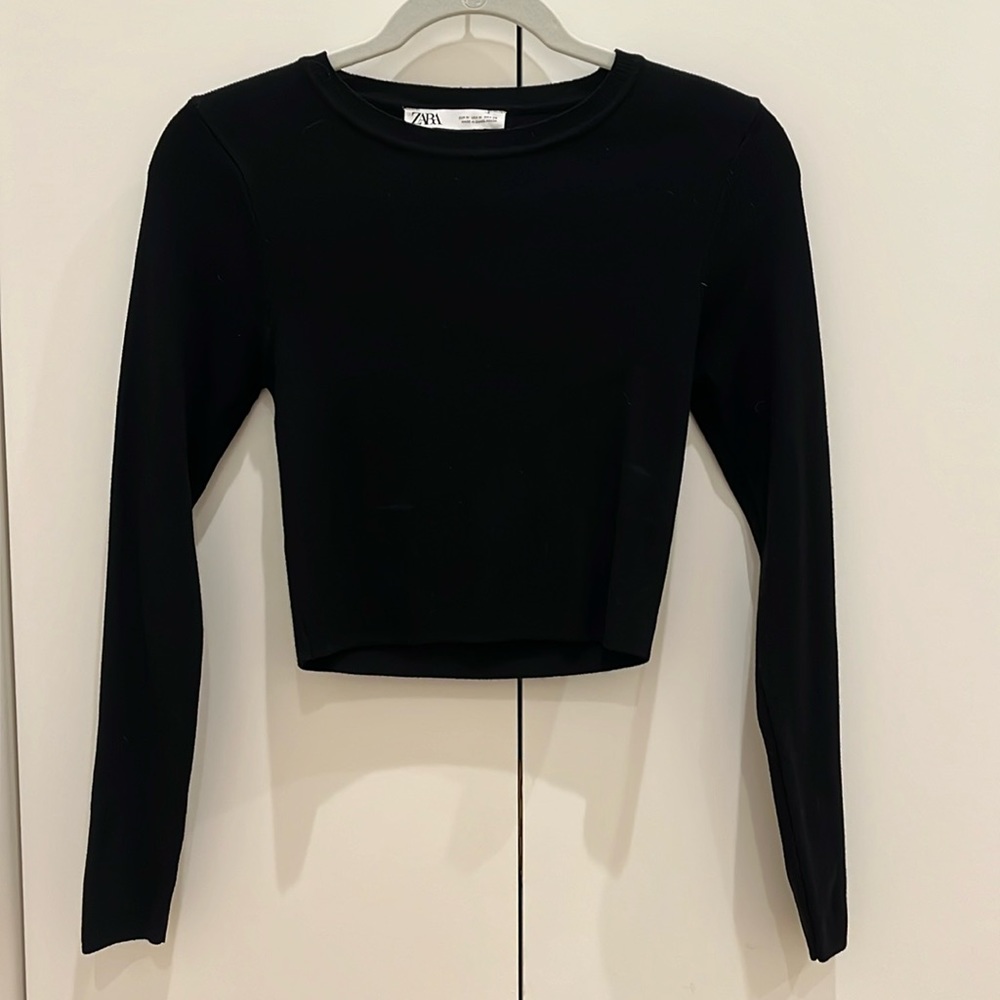 Zara black long sleeve